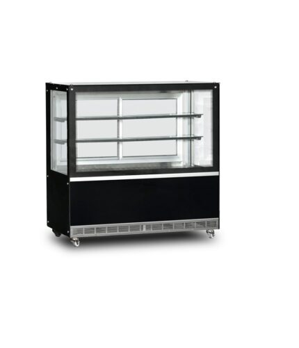 22P0F3D-SO Refrigerated Pastry Display Cabinet, 130 cm, Flat Glass.