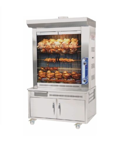 PI2/M014B Gas-Powered Cast Iron Chicken Rotisserie
