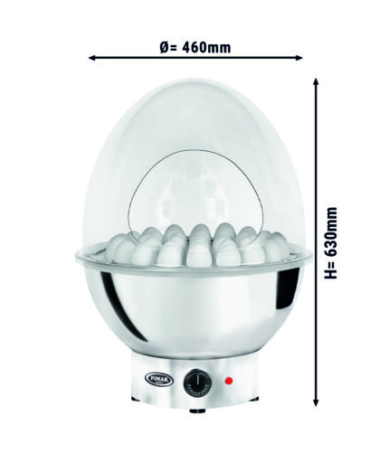 Egg Warmer for Buffet, Grey