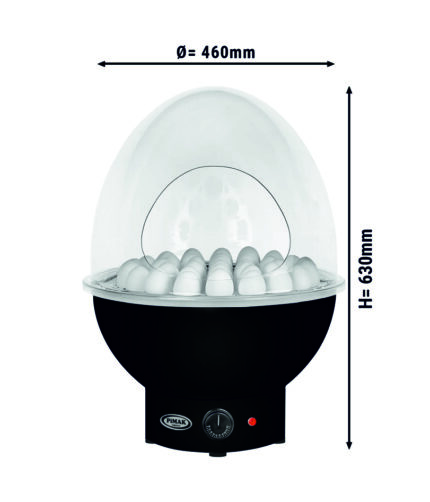 Egg Warmer for Buffet, Black
